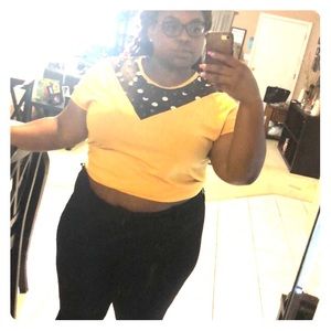 Beautiful mustard shirt